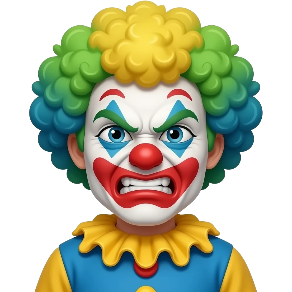 angry space clown emoji