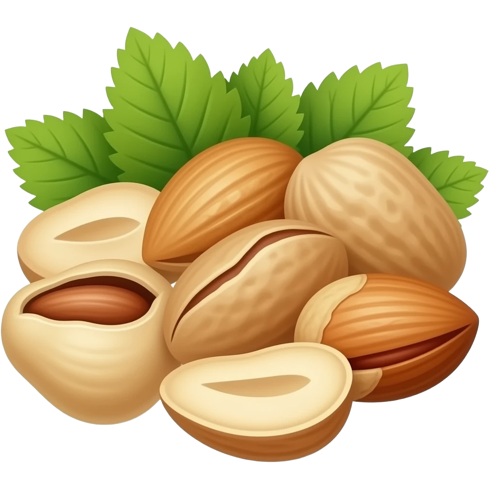 a handful of nuts emoji