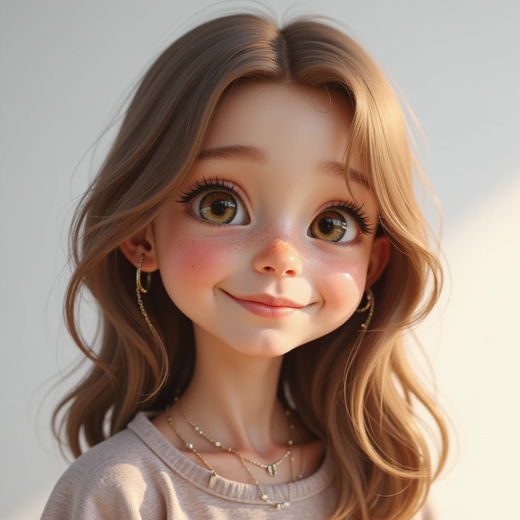 cute girl, photorealistic style, variation 1 emoji