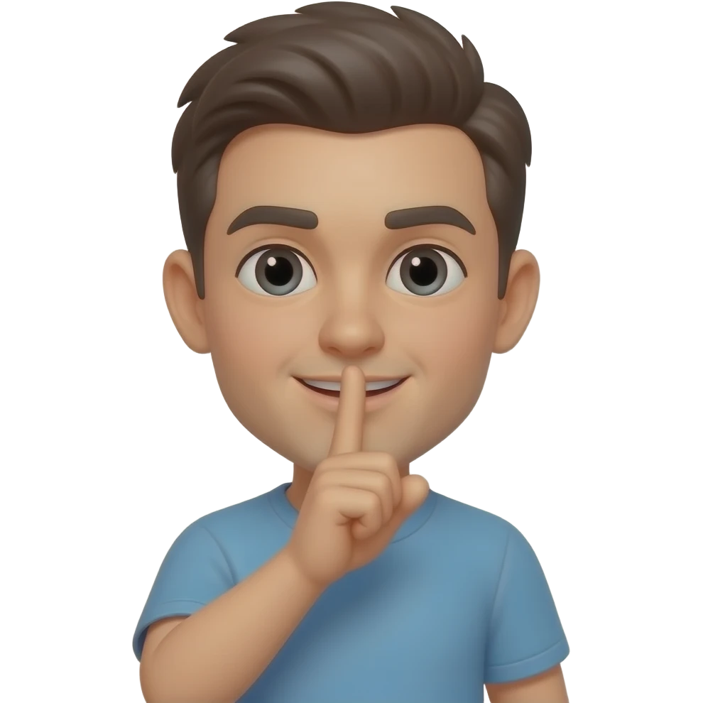 Shushing emoji emoji