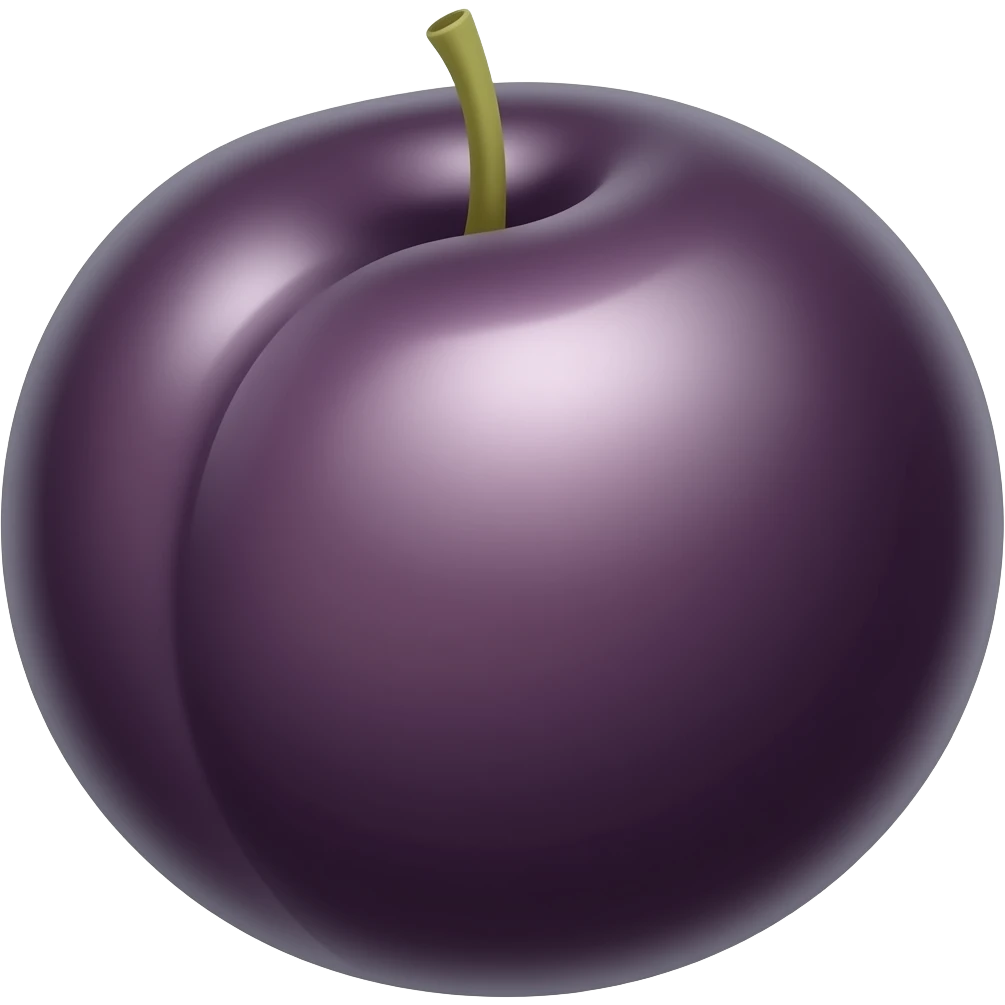 Plum emoji