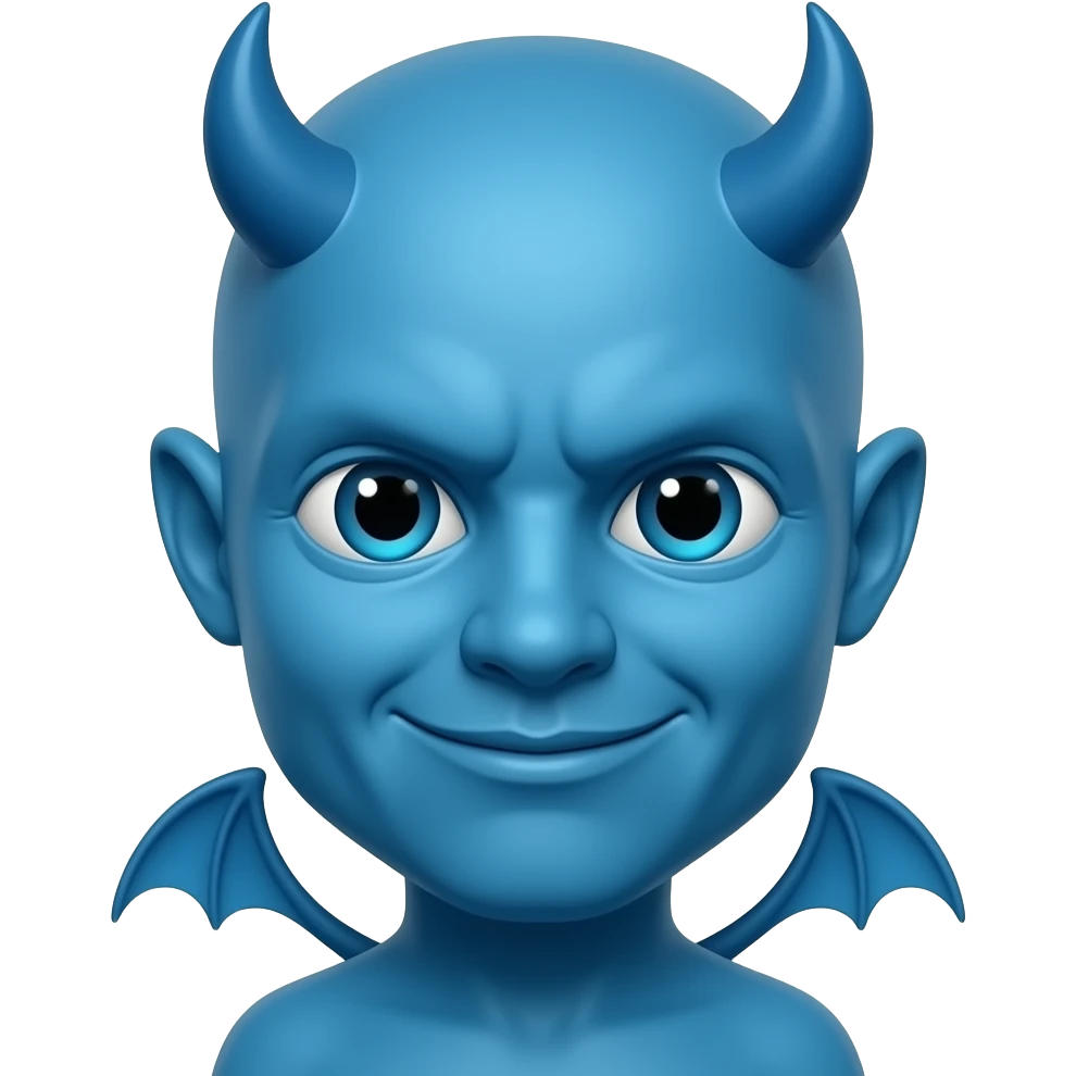 blue devil emoji