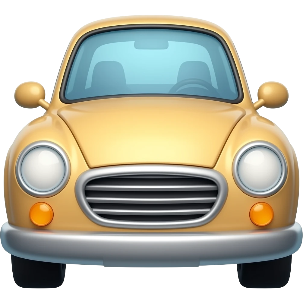 Cute car emoji