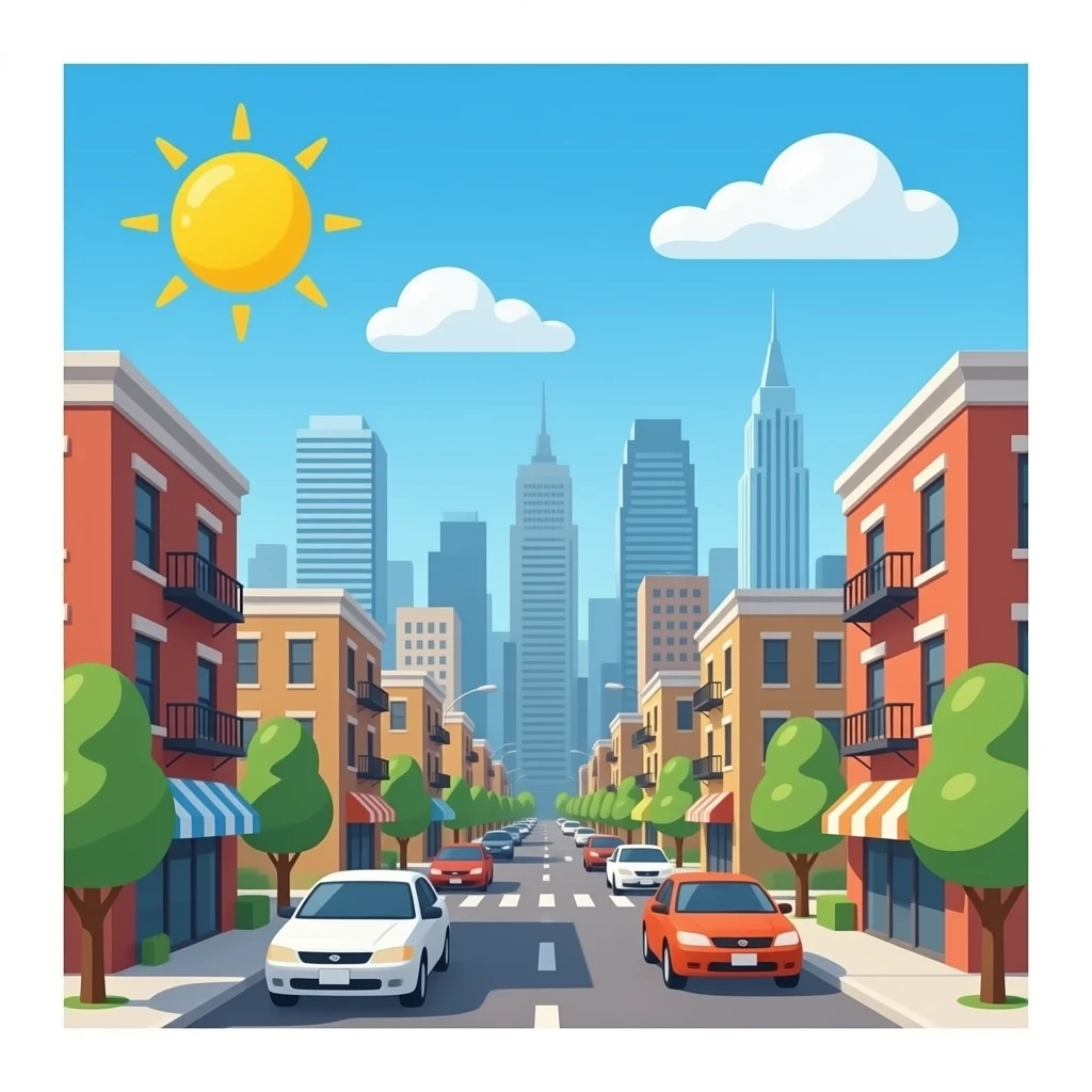 Ghetto cartoon summer emoji