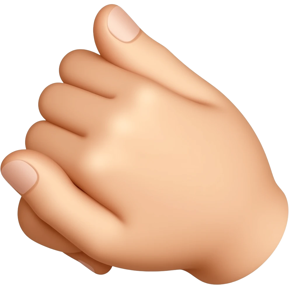 mano agarrando emoji