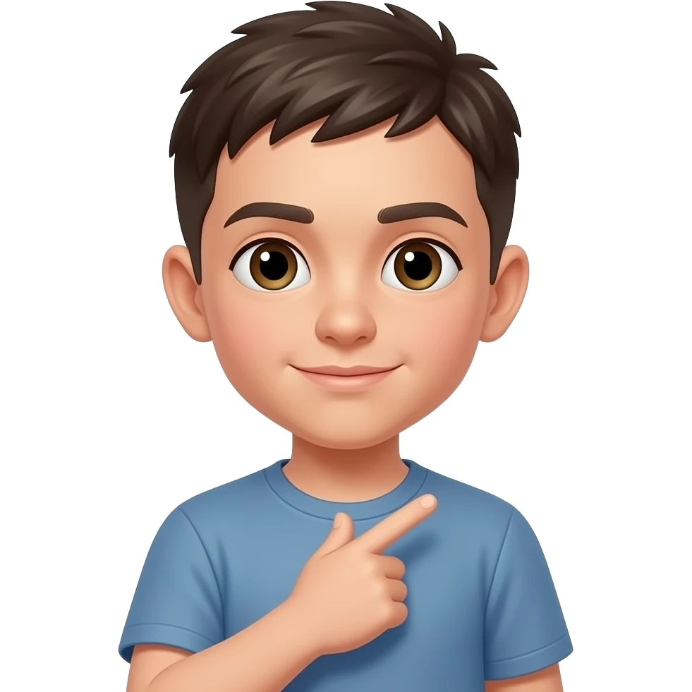 Boy showing hand ❌ cancel hand gesture emoji