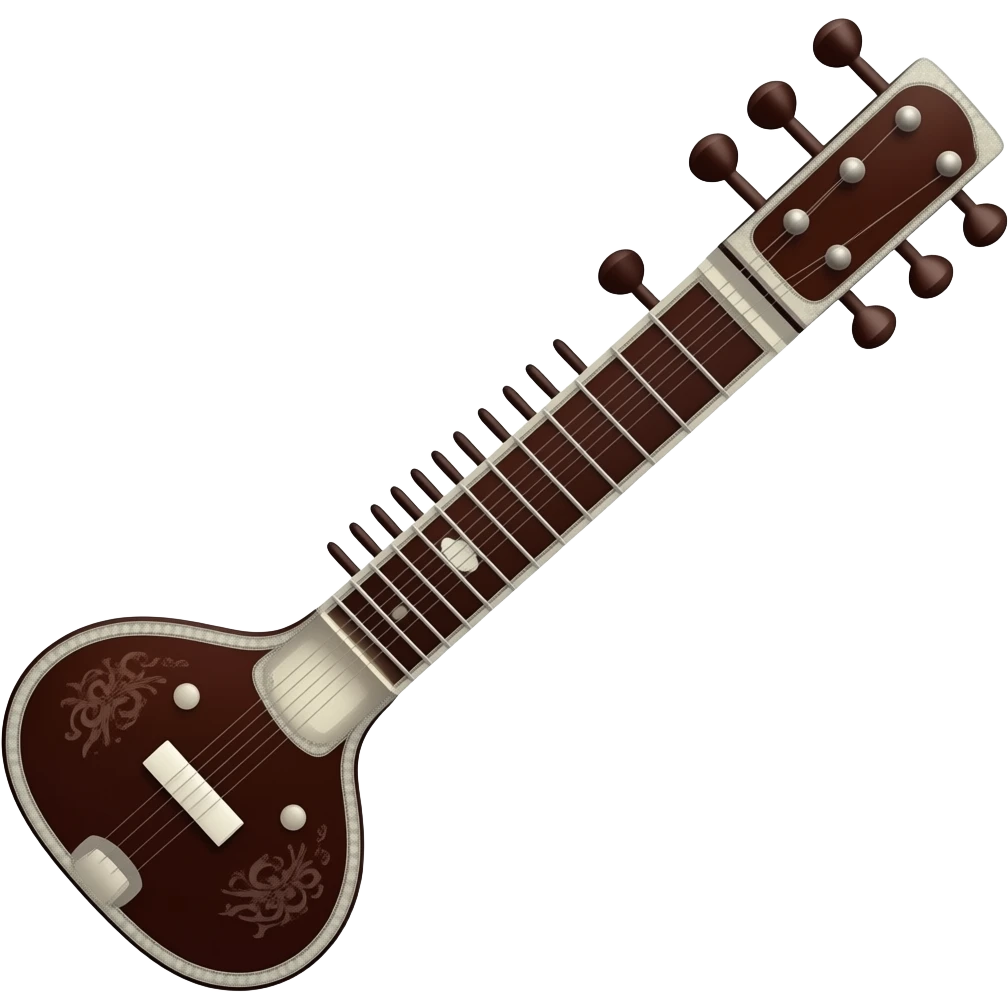 Sitaar instrument emoji