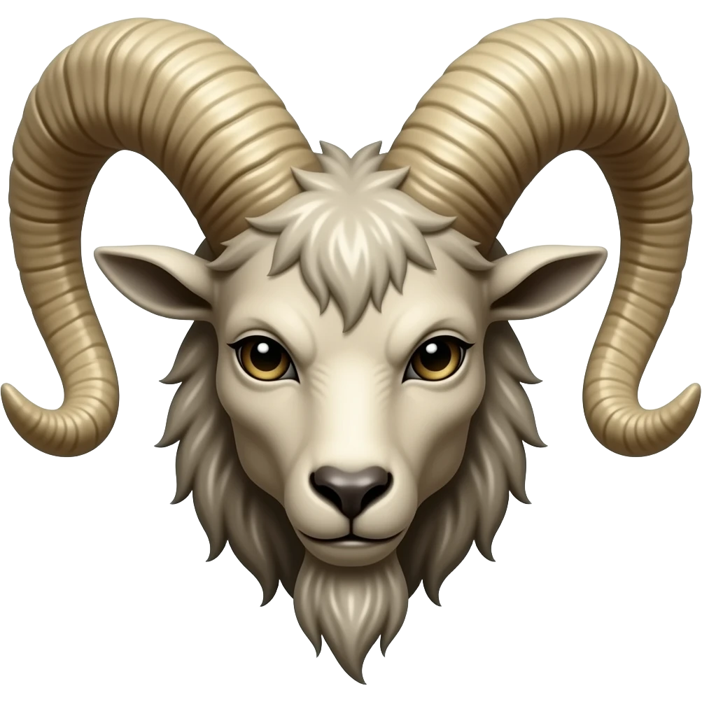 emoji de baphomet pero que sea con cabeza de cabra emoji
