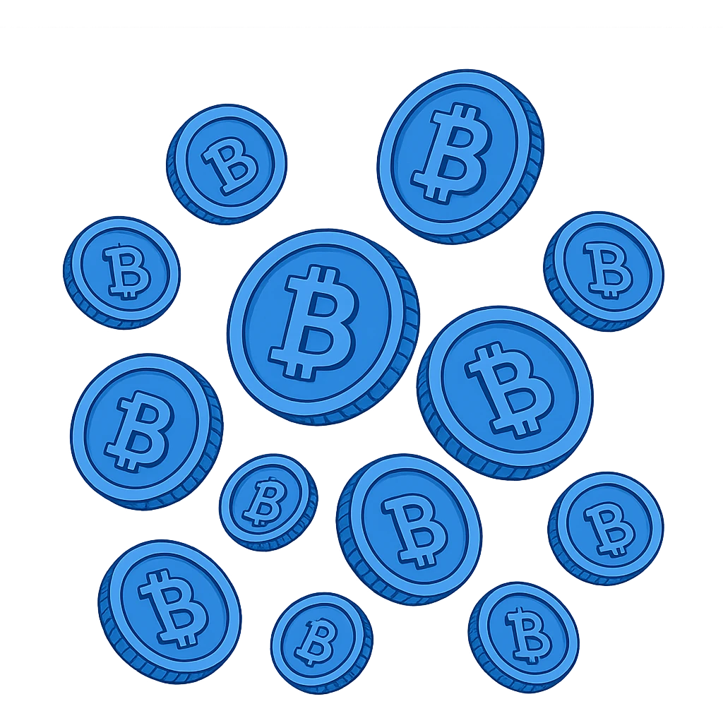 blue coins  emoji