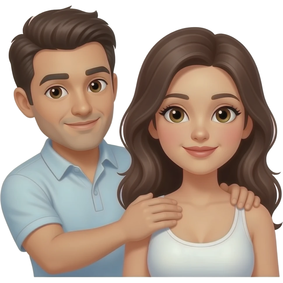 Sexy massage male on female emoji