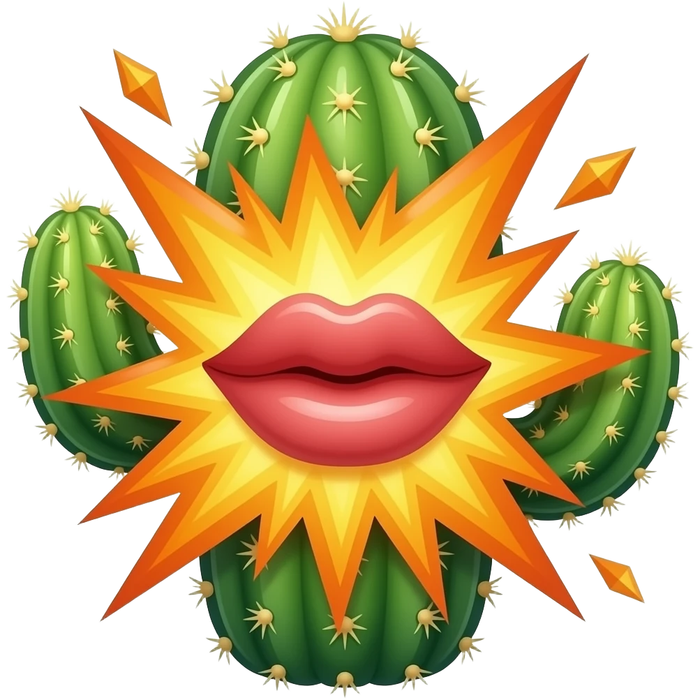 🌵💥💋 emoji