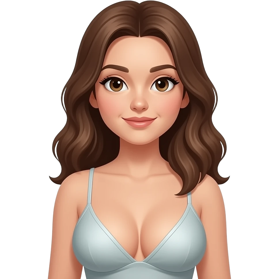 Fille avec gros sein emoji