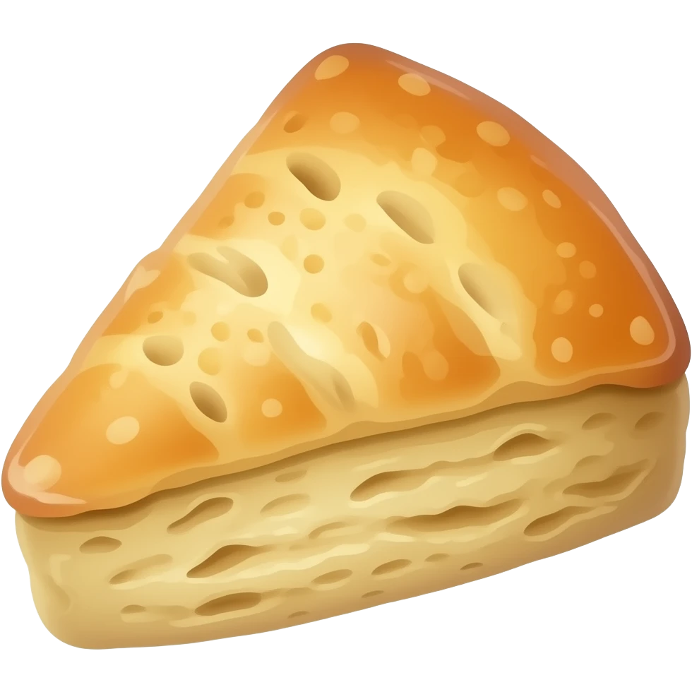 A simple buttery triangle scone emoji