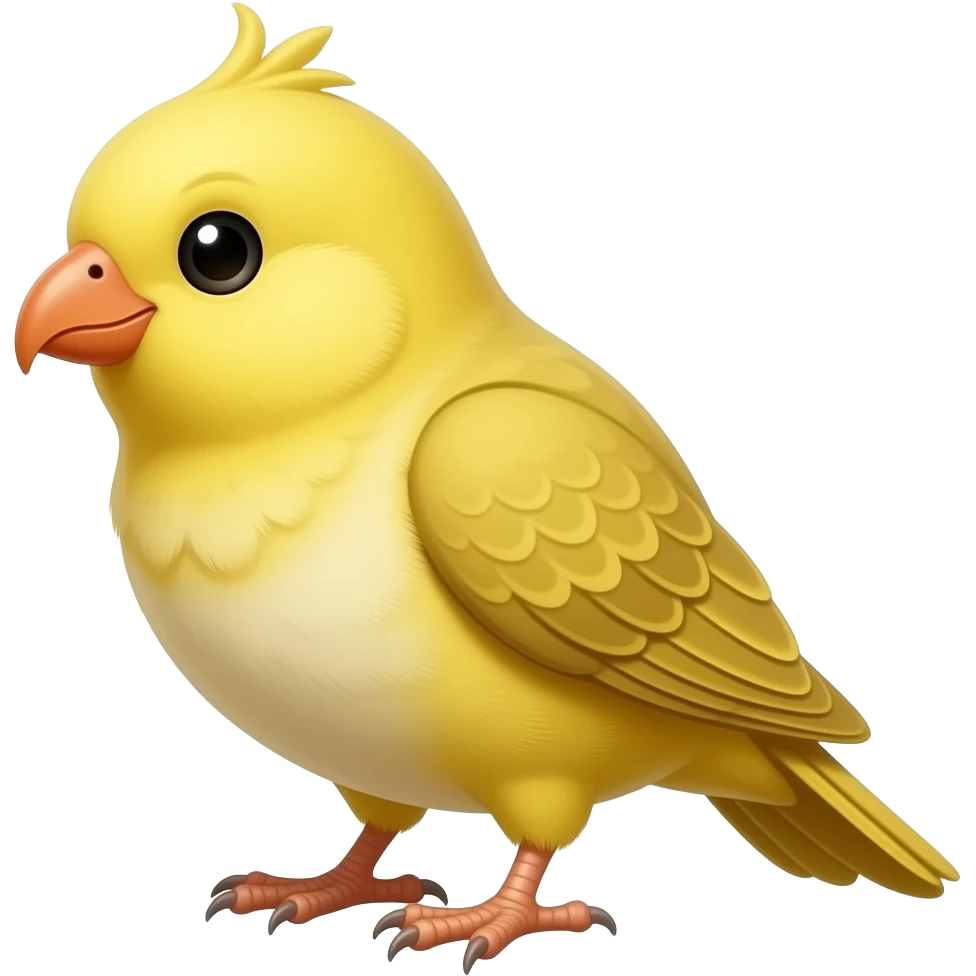 crie emoji de um canarinho com expressão boladao emoji