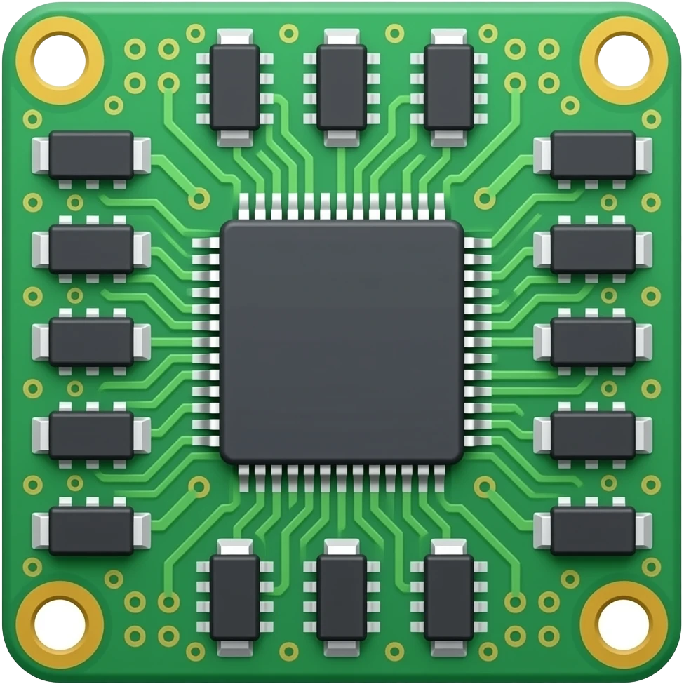 circuit board manufacturing populated emoji