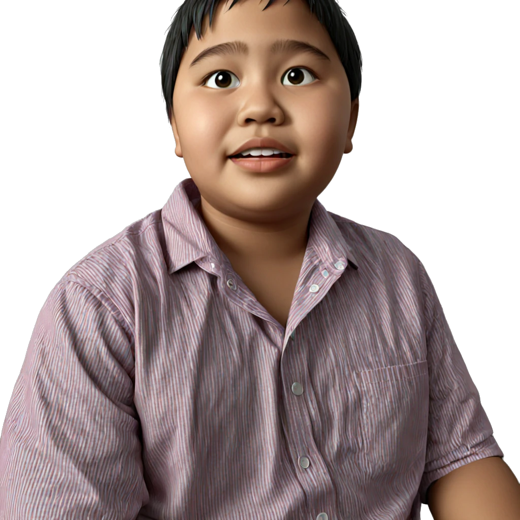 realistic portrait of a boy emoji