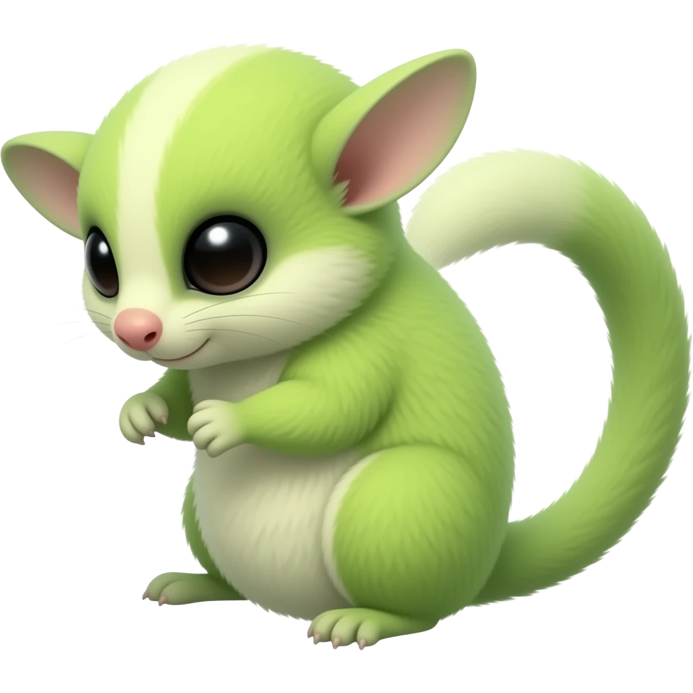 Green sugar glider emoji