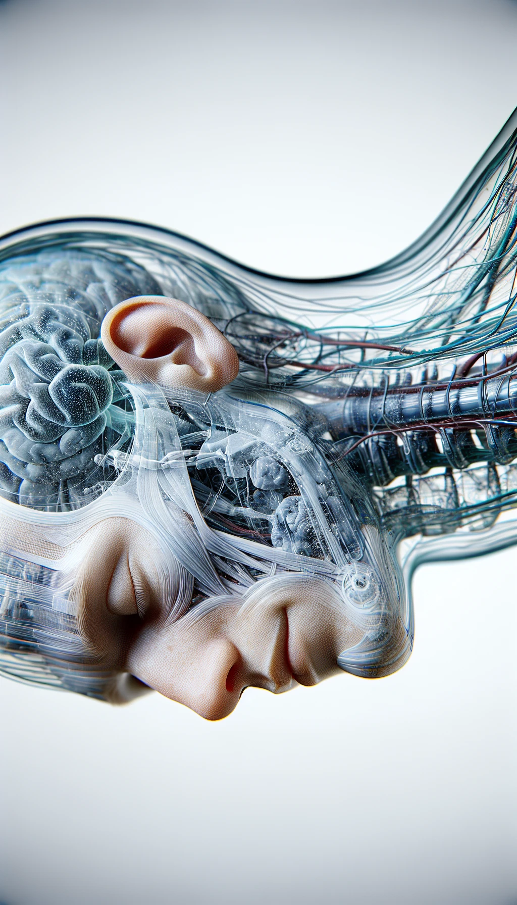 corpo umano anatomico a corpo intero con ginocchia visibili, con occhi chiusi sereno e in perfetta salute , isolato su sfondo bianco, iperrealistico 4k emoji