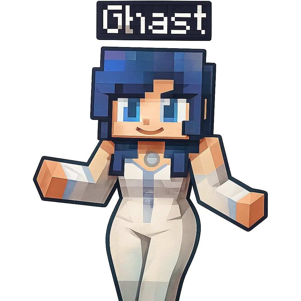 Extract the Ghast character (center, white) from the image as a separate image with a transparent background, preserving the original style and quality. emoji