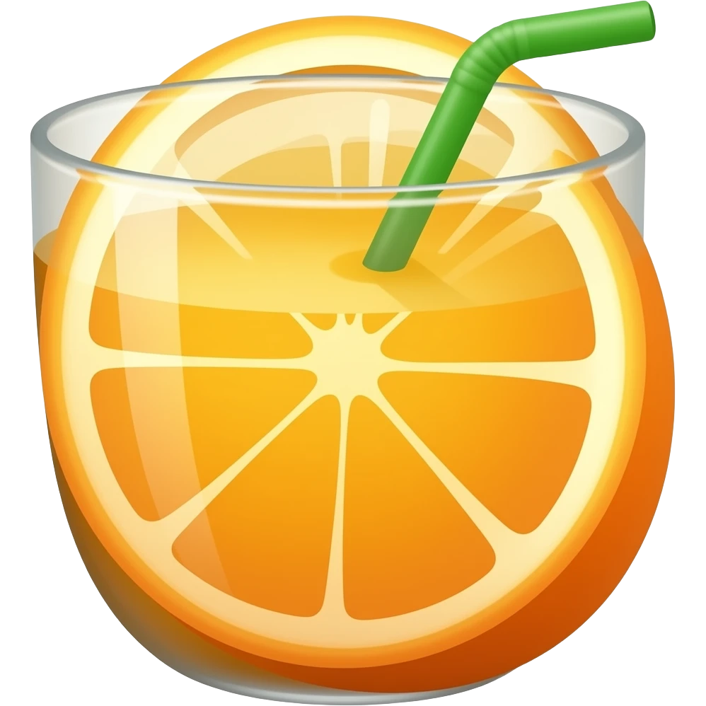 JUS D'orange emoji