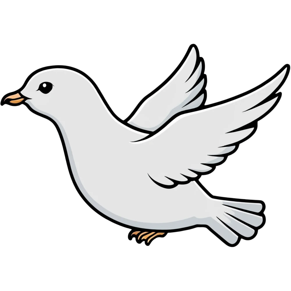 Holy Spirit dove emoji