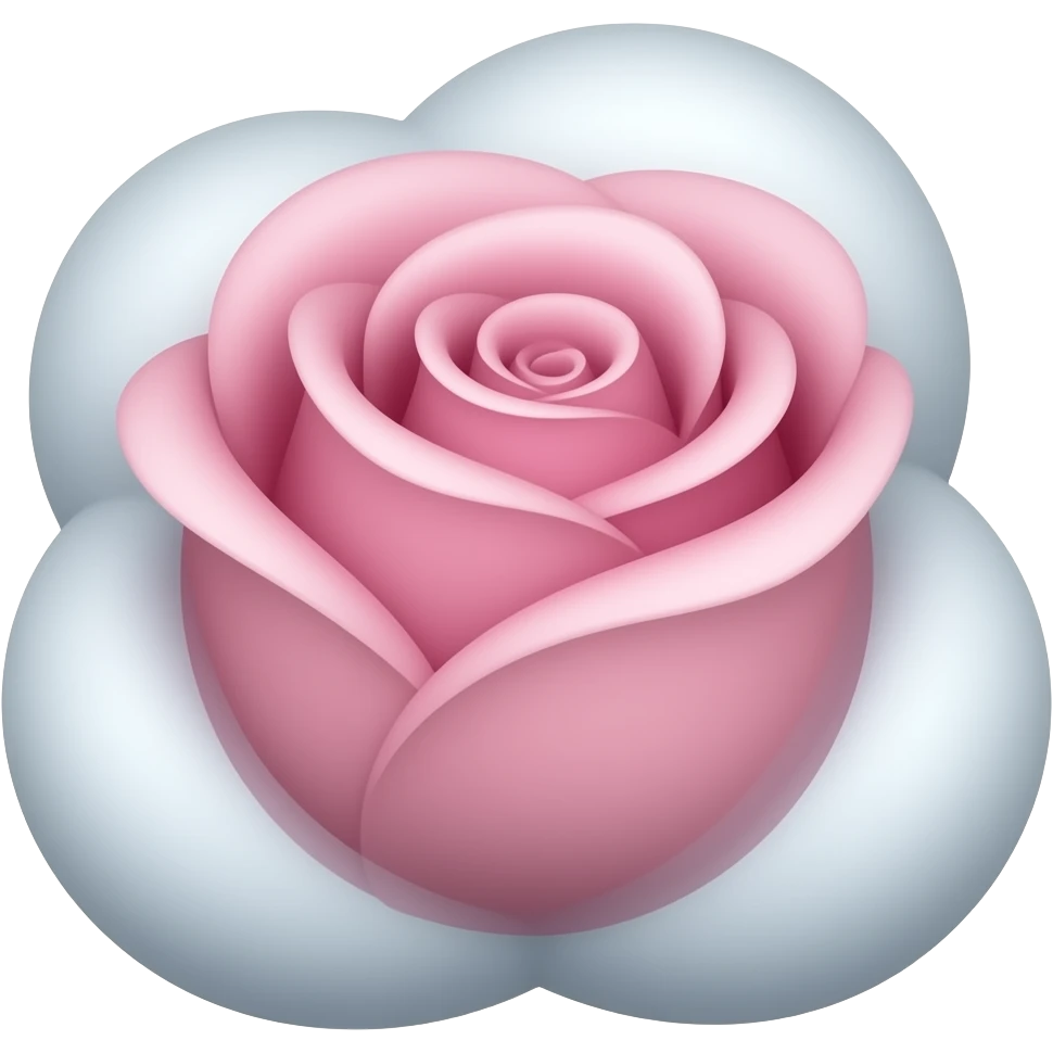 Rose cloud emoji