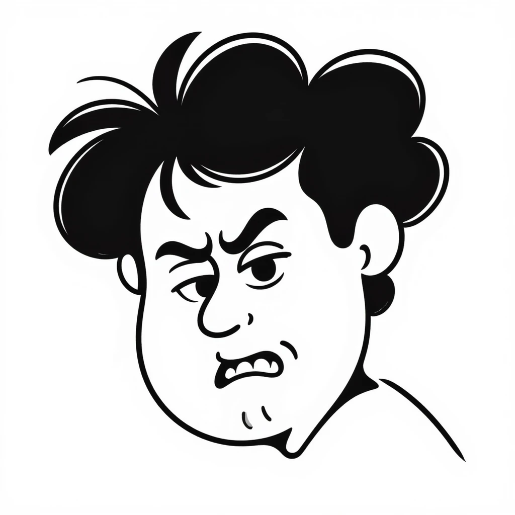 pissed and disgusted face emoji