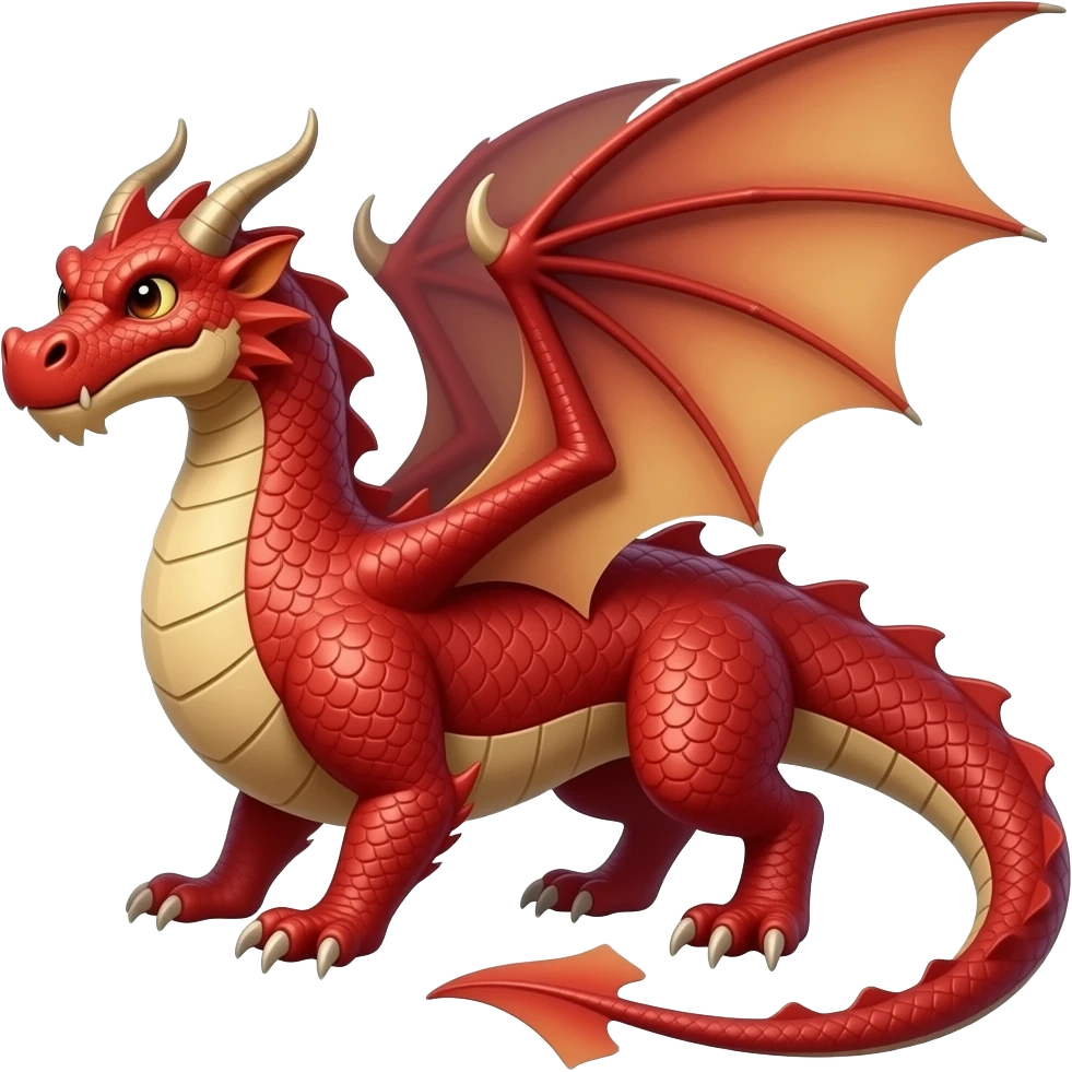 Dragón rojo emoji