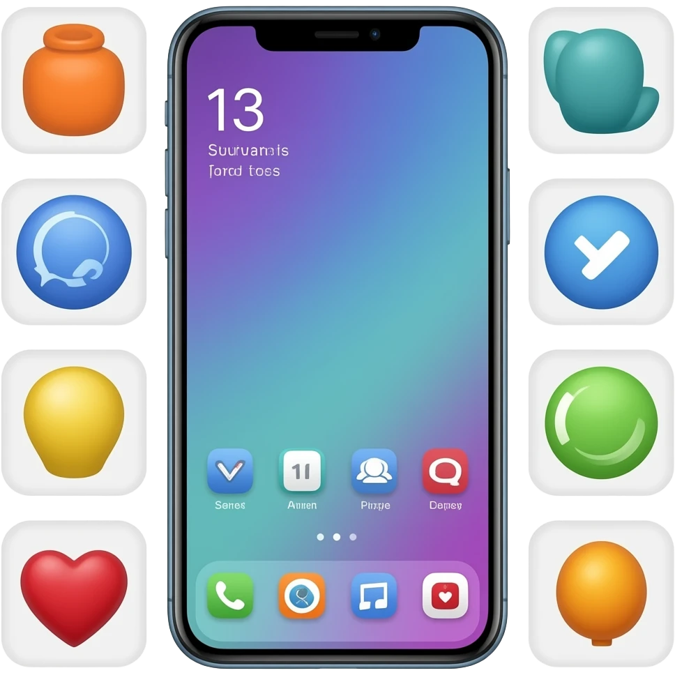 celular de Oppo emoji