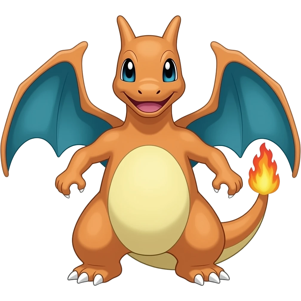 dracaufeu au detail pres emoji