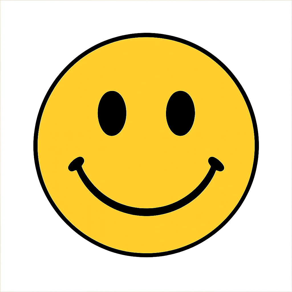 classic yellow smiley face emoji emoji