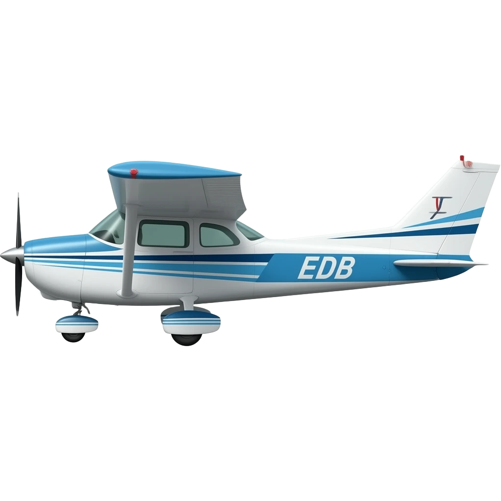 cessna 172 matrícula EDB emoji