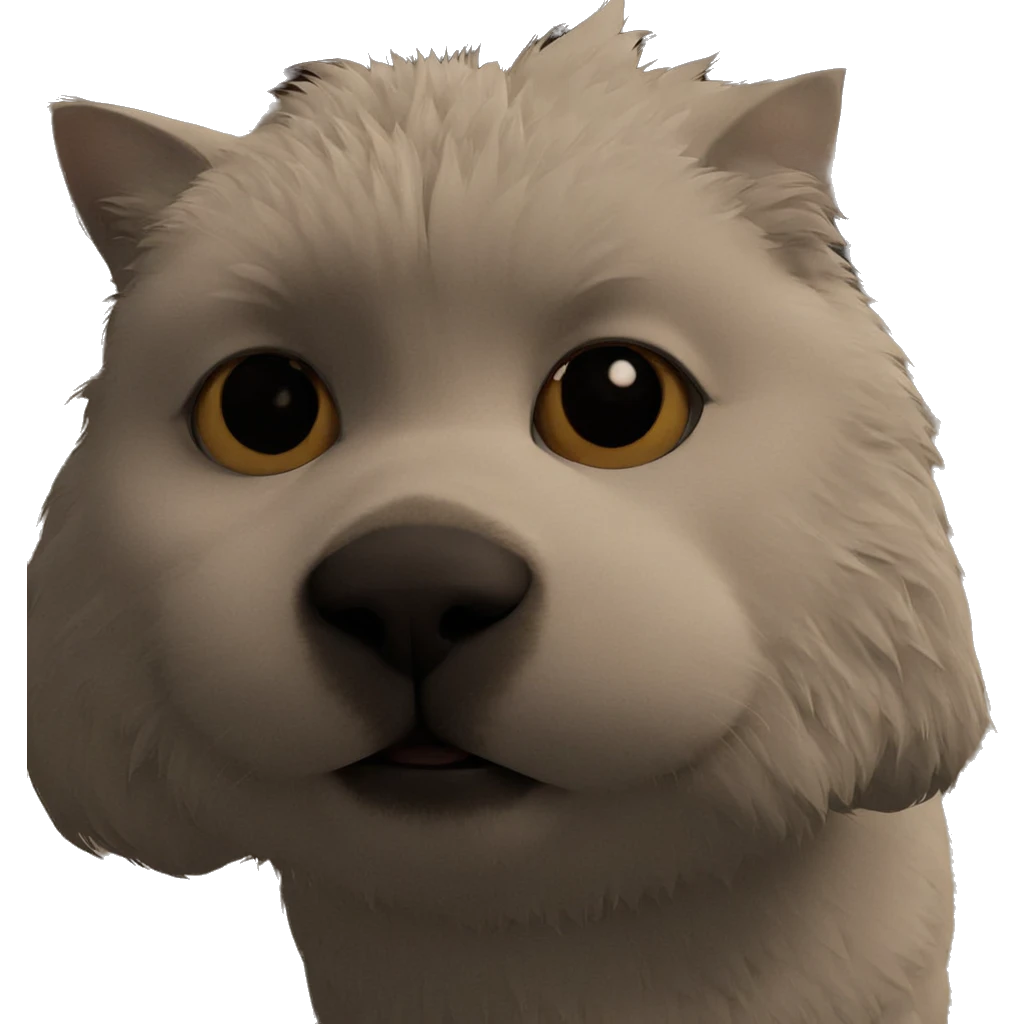 focused gaze of a cat emoji