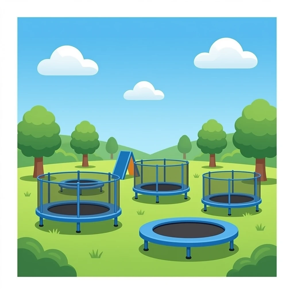 Trampoline park emoji