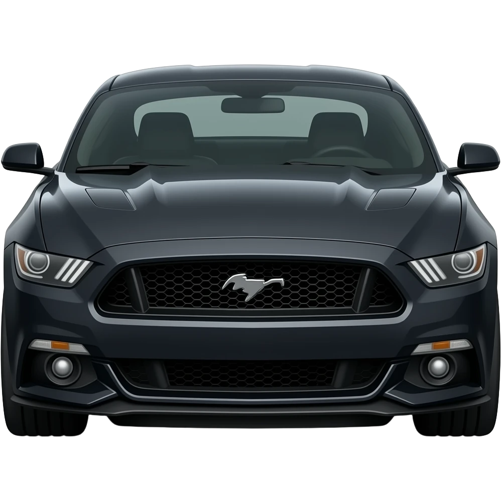 Schwarzer Mustang Baujahr 2013 emoji