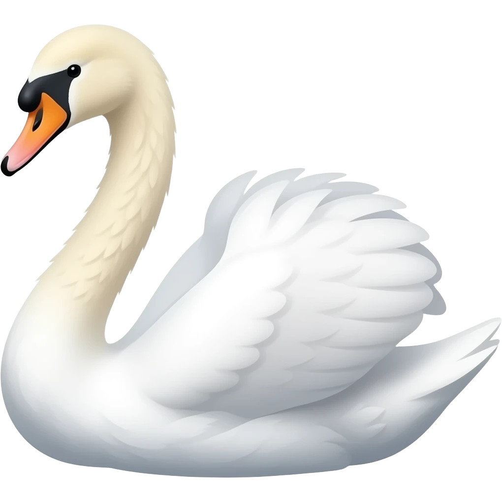 White swan emoji