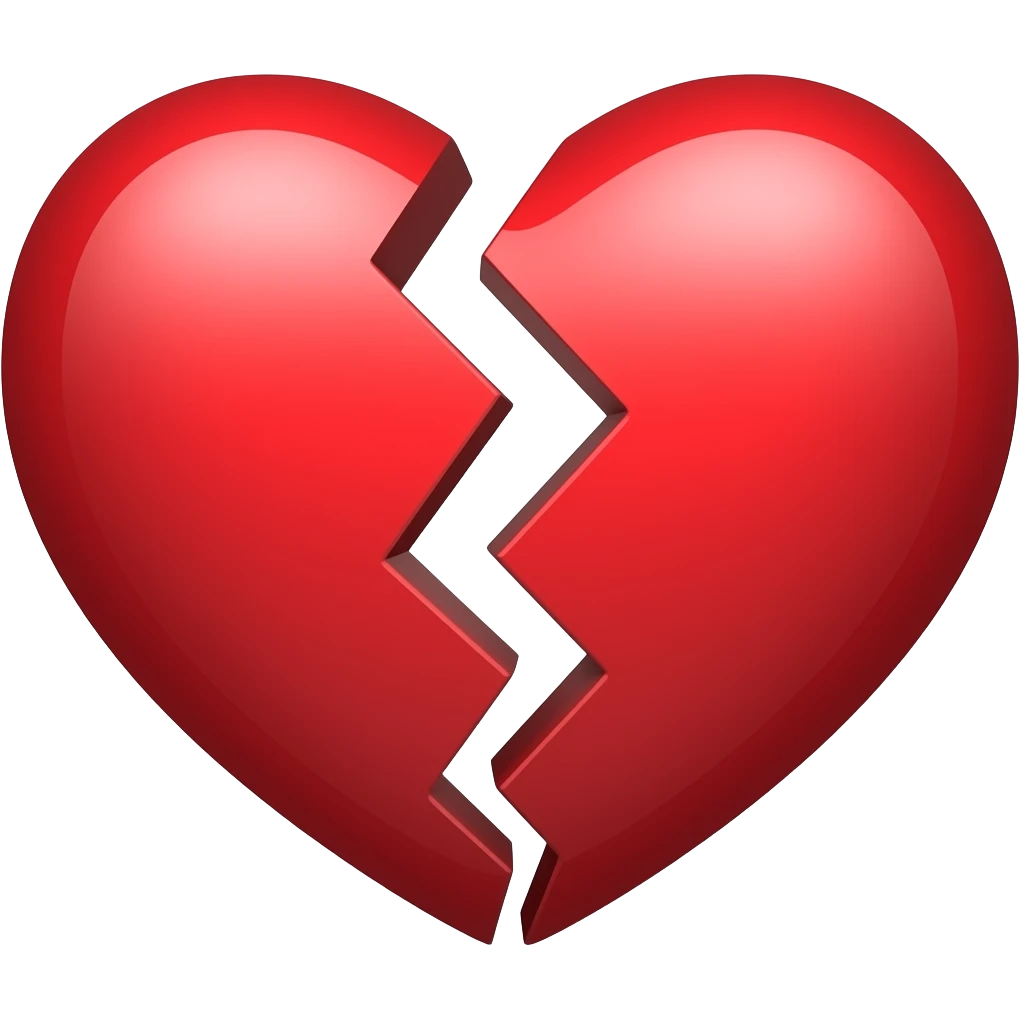 broken heart emoji