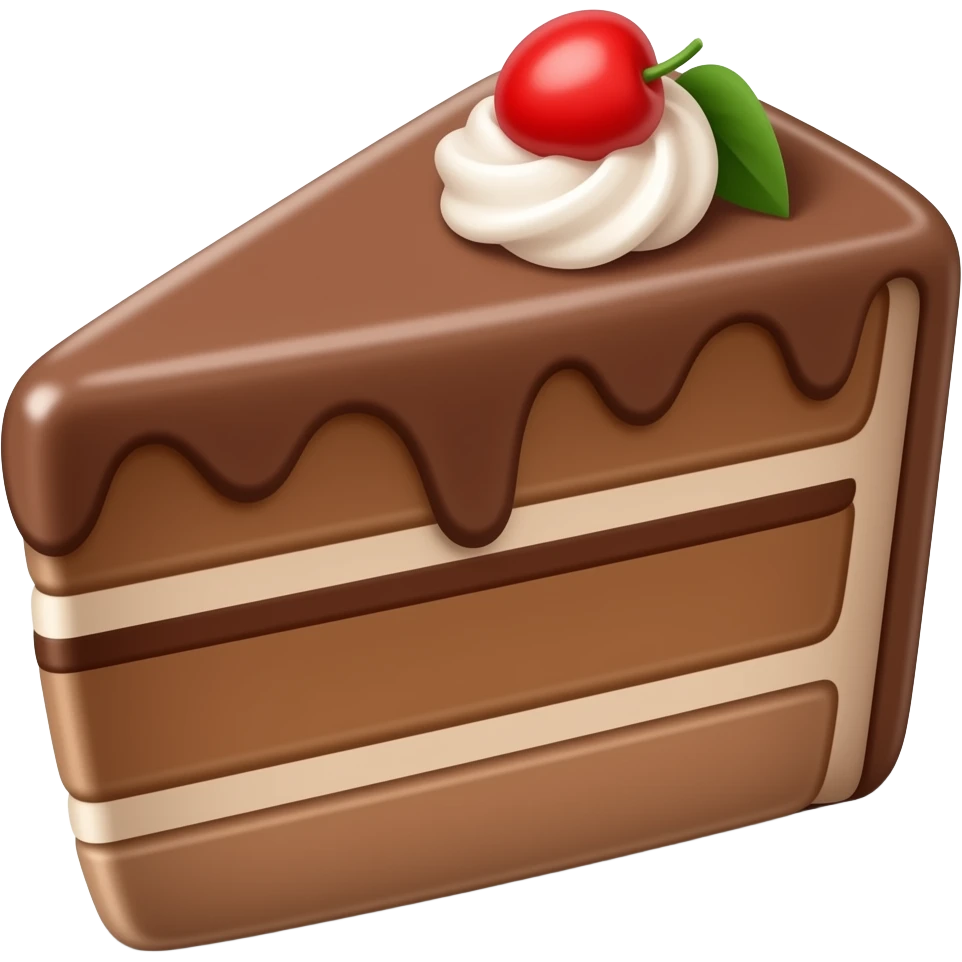 chocolate cake emoji