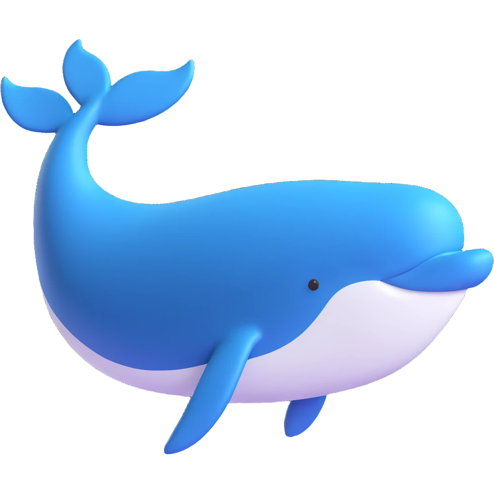 a whale emoji
