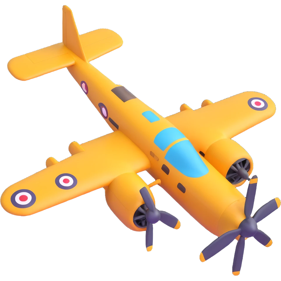 bomber airplane emoji