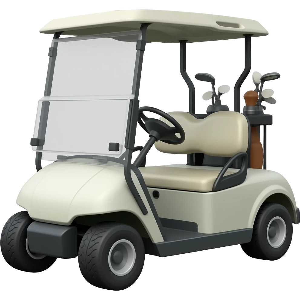 abandoned golf cart emoji