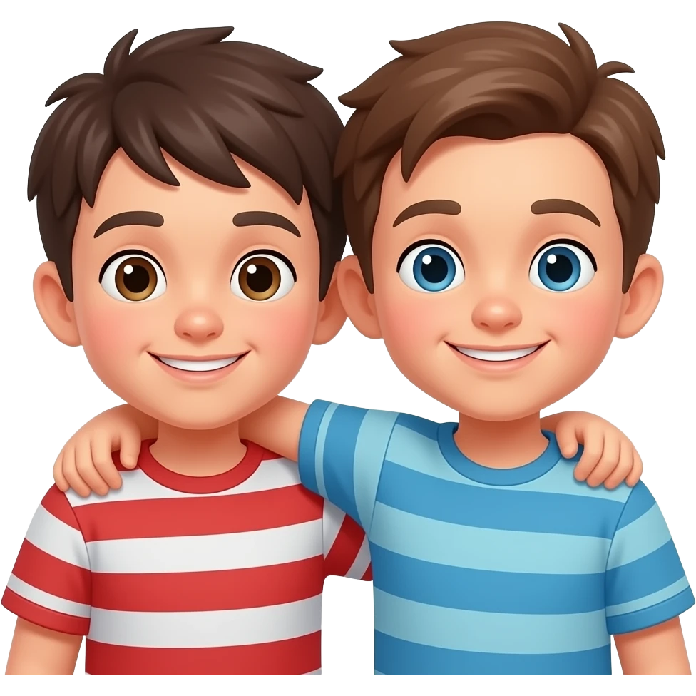 Boys friendship emoji