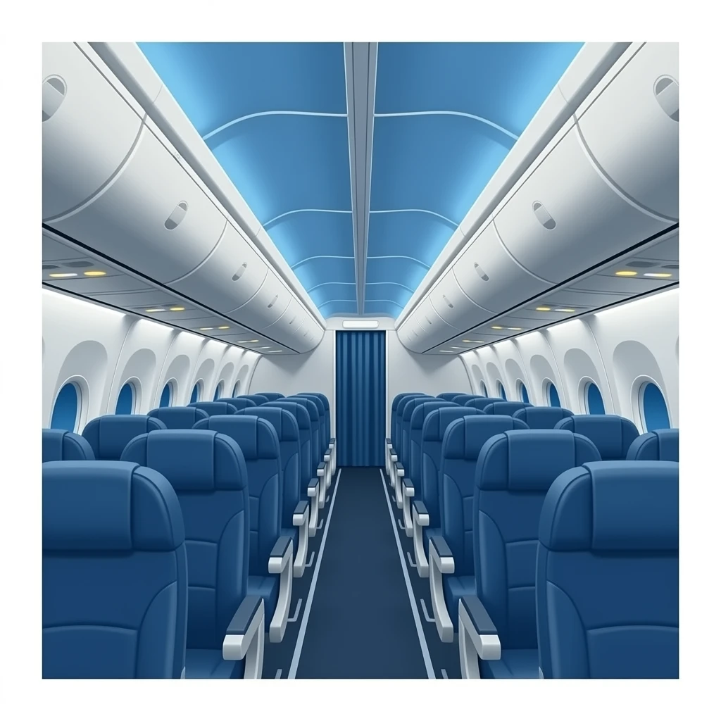 Inside a plane emoji