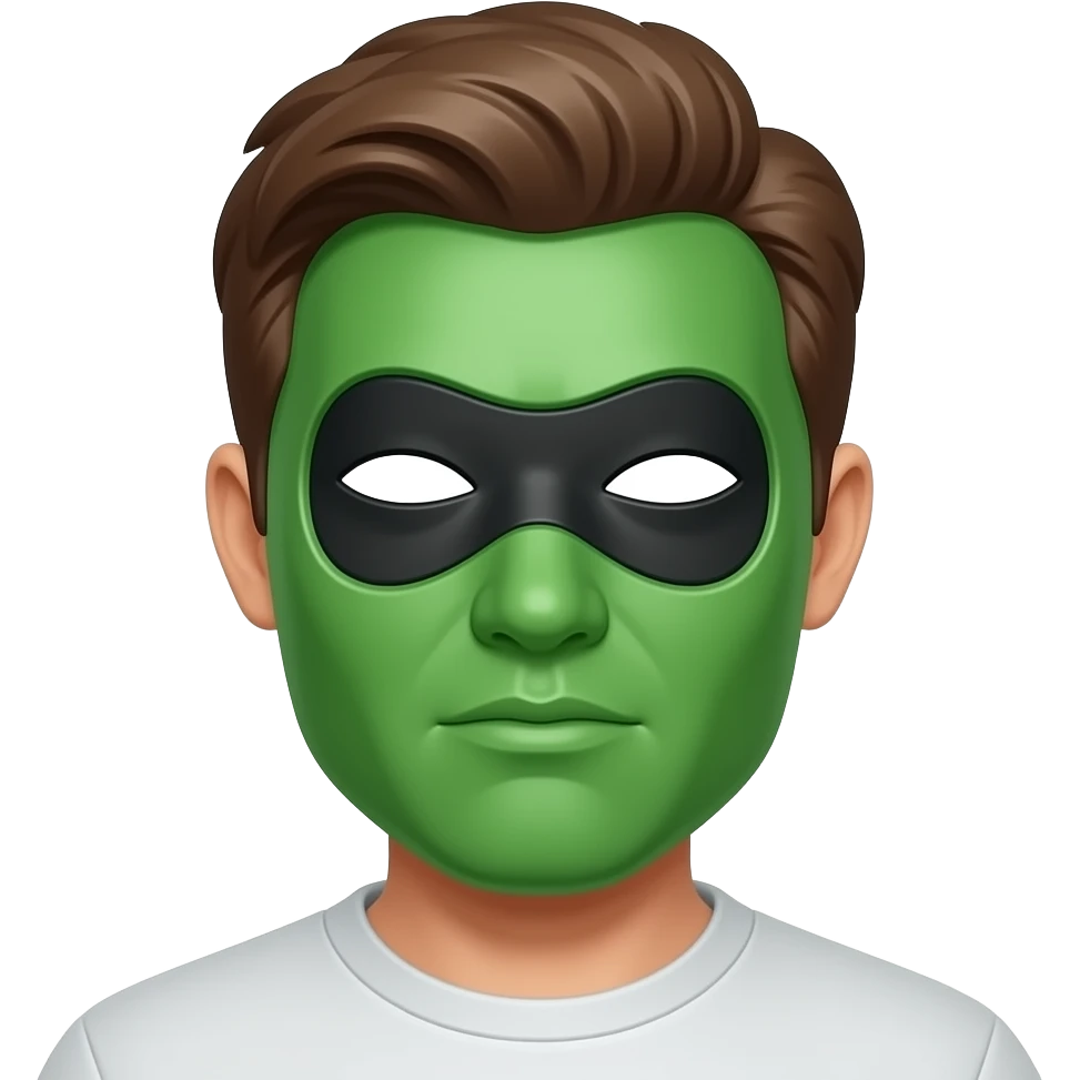 squid game face mask man emoji