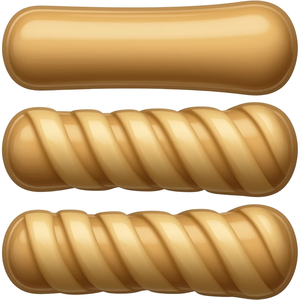 Trois Trets horizontaux superposés emoji