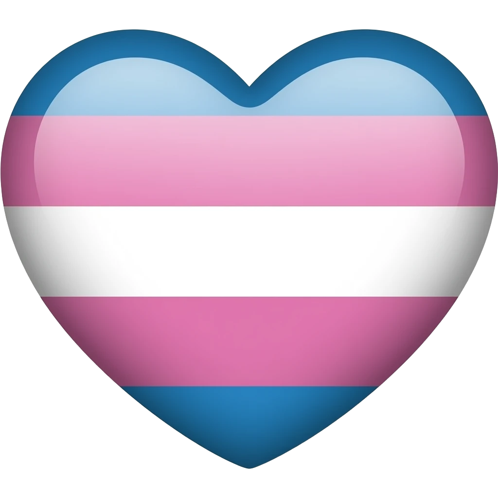 Lesbian flag heart emoji