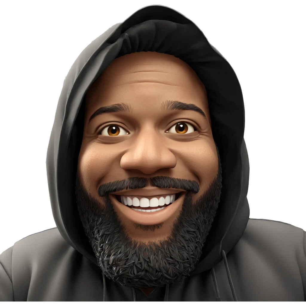 smiling male with beard meme emoji