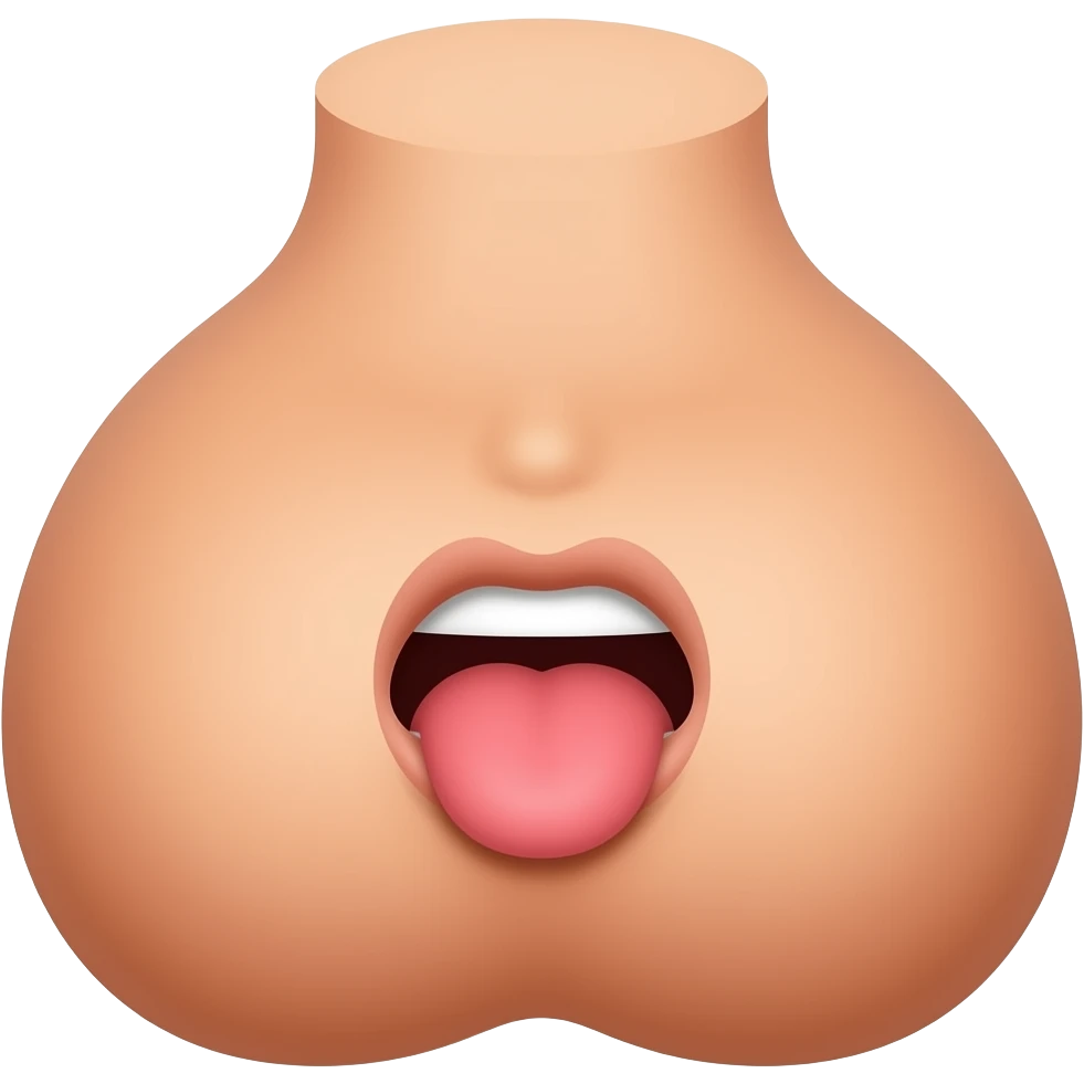 Talking Butt emoji