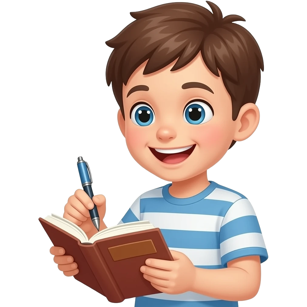 Ek hath mein pakdi Hui kitab ka emoji bnao donon hathon se pakdi Hui kitab aur kuchh likh raha ho ladka Hans mein pen se emoji