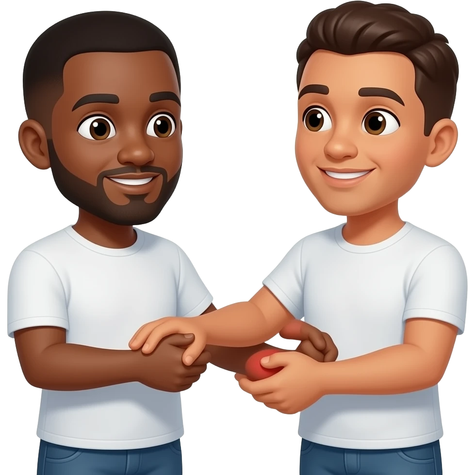 Black man getting spanked emoji